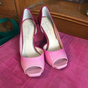 Pink Ombré Jessica Simpson Heels *NEVER WORN*